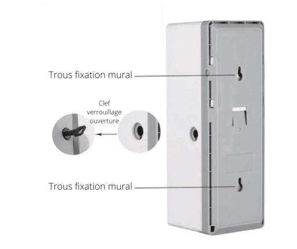 Diffuseur-lacrymogene-blanc-vue-AR.png Diffuseur Gaz Poivre </br>Pack alarme autonome AJAX