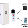 Diffuseur-lacrymogene-controle-2-e1710439560915.png Diffuseur Gaz Poivre </br>Pack alarme autonome AJAX